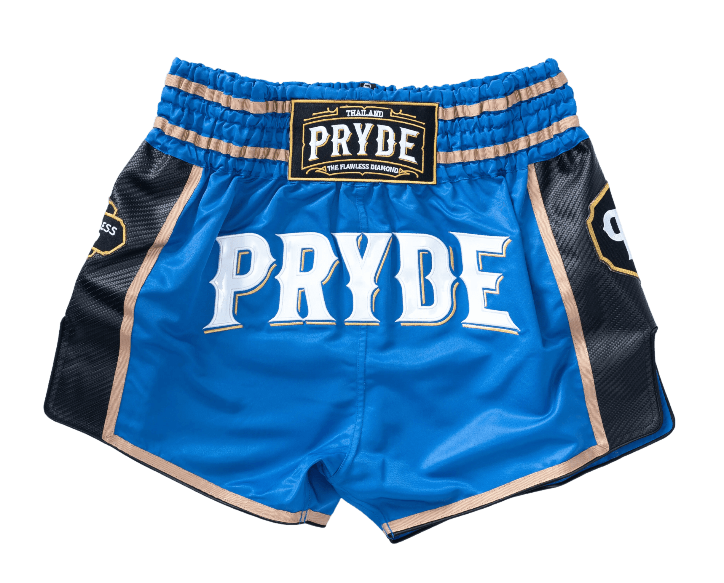 PRYDE Muay Thai Shorts - Blue & Black - Muay Thailand