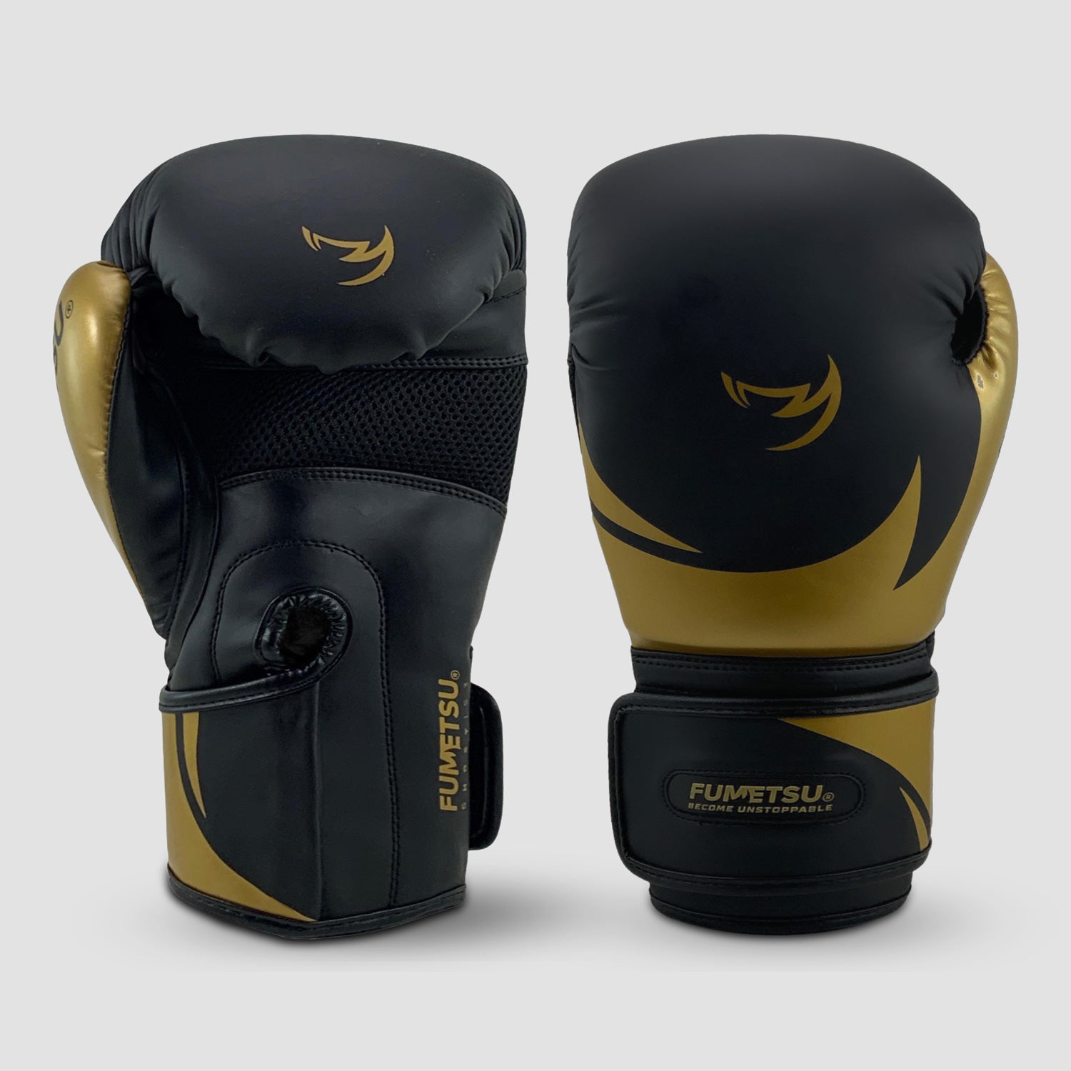 Fumetsu Ghost S3 Boxing Gloves - Black & Gold