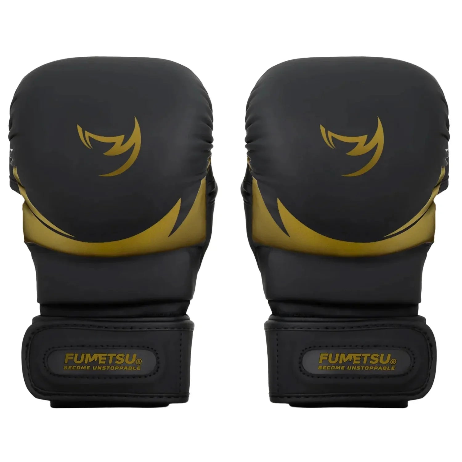 Fumetsu MMA Sparring Gloves - S3 Ghost Black & Gold - Muay Thailand