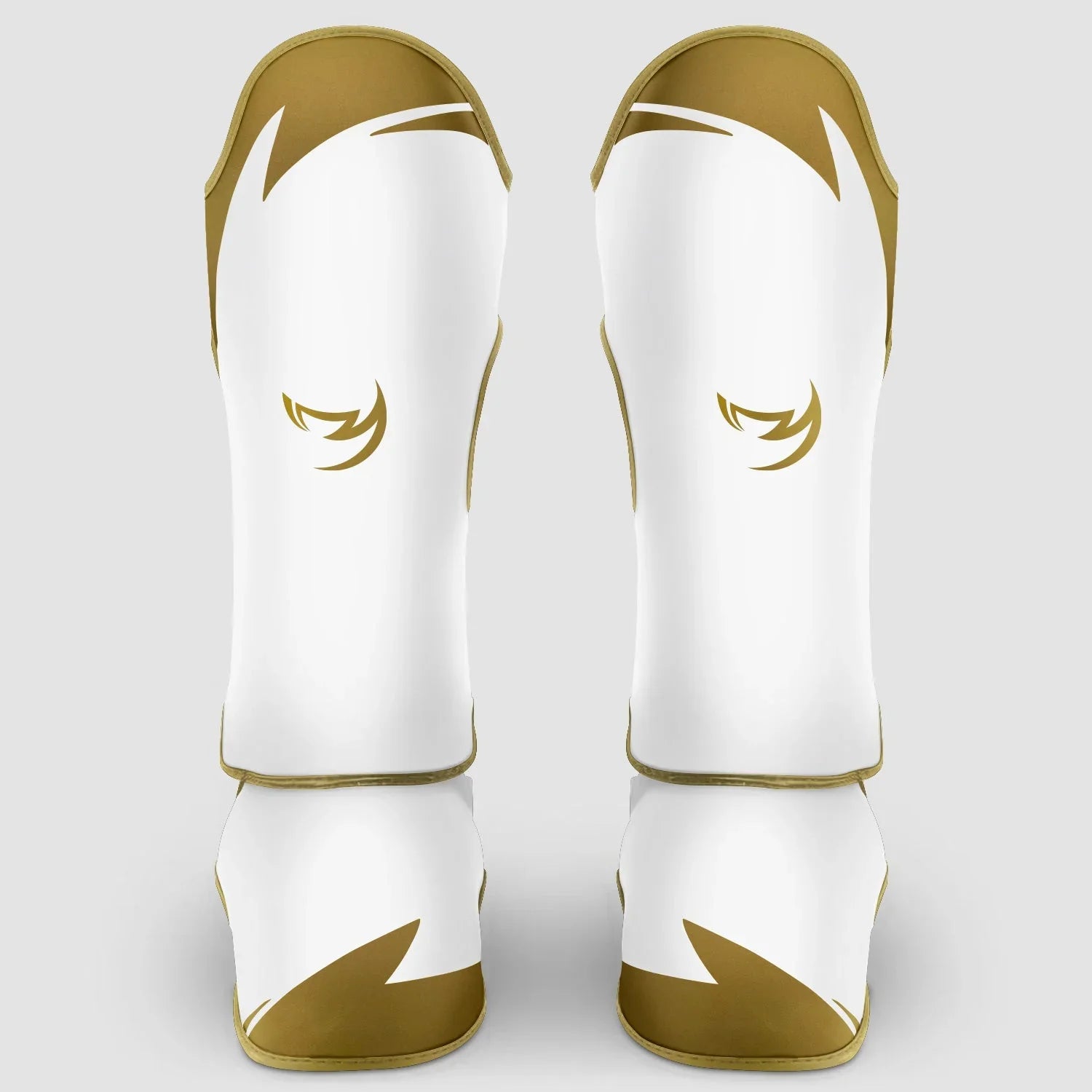 Fumetsu Ghost S3 Thai Shin Guards - White & Gold