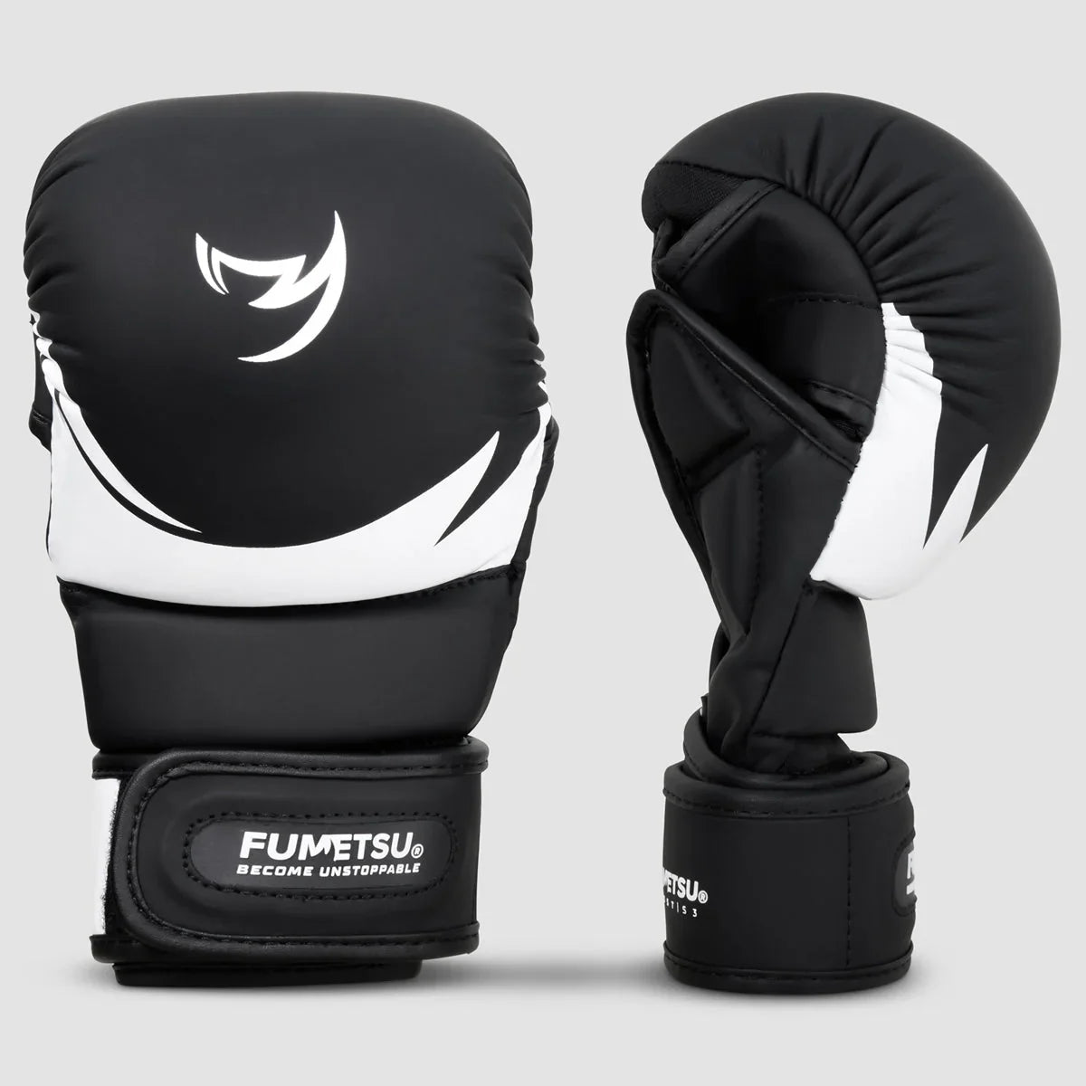 Fumetsu Ghost S3 Kids MMA Sparring Gloves - Black & White