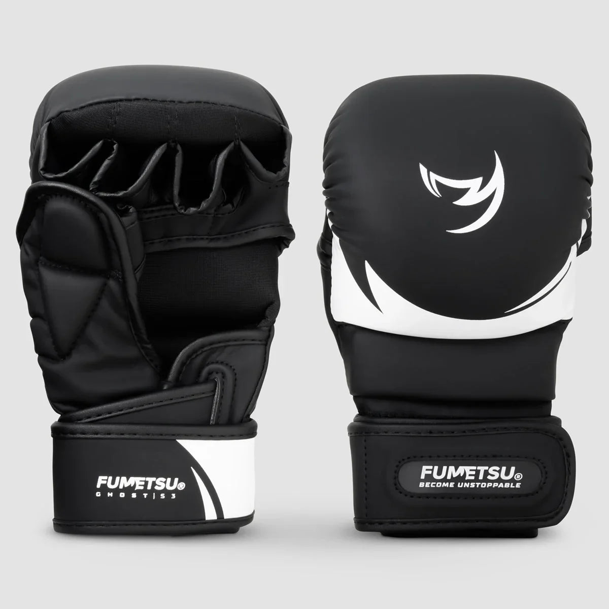 Fumetsu Ghost S3 Kids MMA Sparring Gloves - Black & White