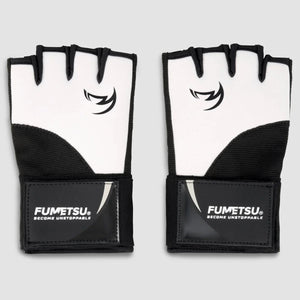 Fumetsu Quick Hand Wraps - Ghost S3 White & Black - Muay Thailand