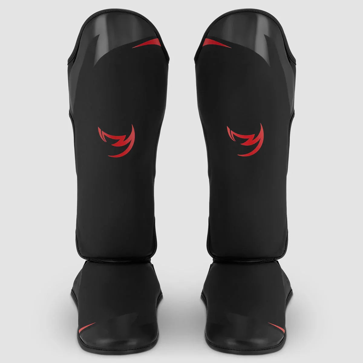 Fumetsu Ghost S3 Thai Shin Guards - Black & Red