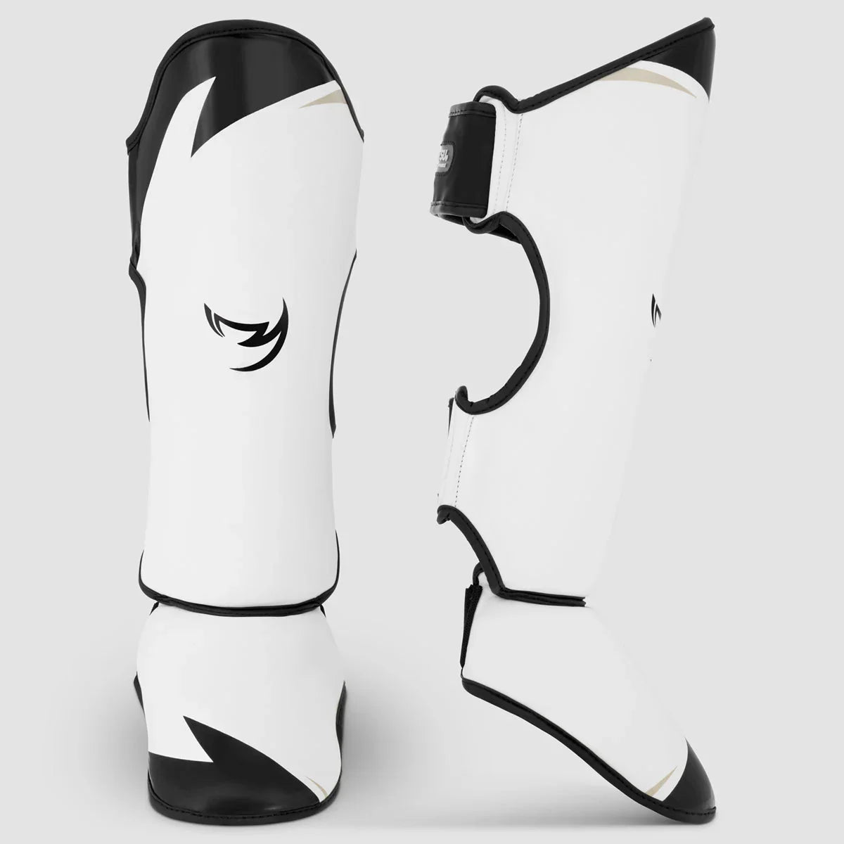 Fumetsu Ghost S3 Thai Shin Guards - White, Black & Grey