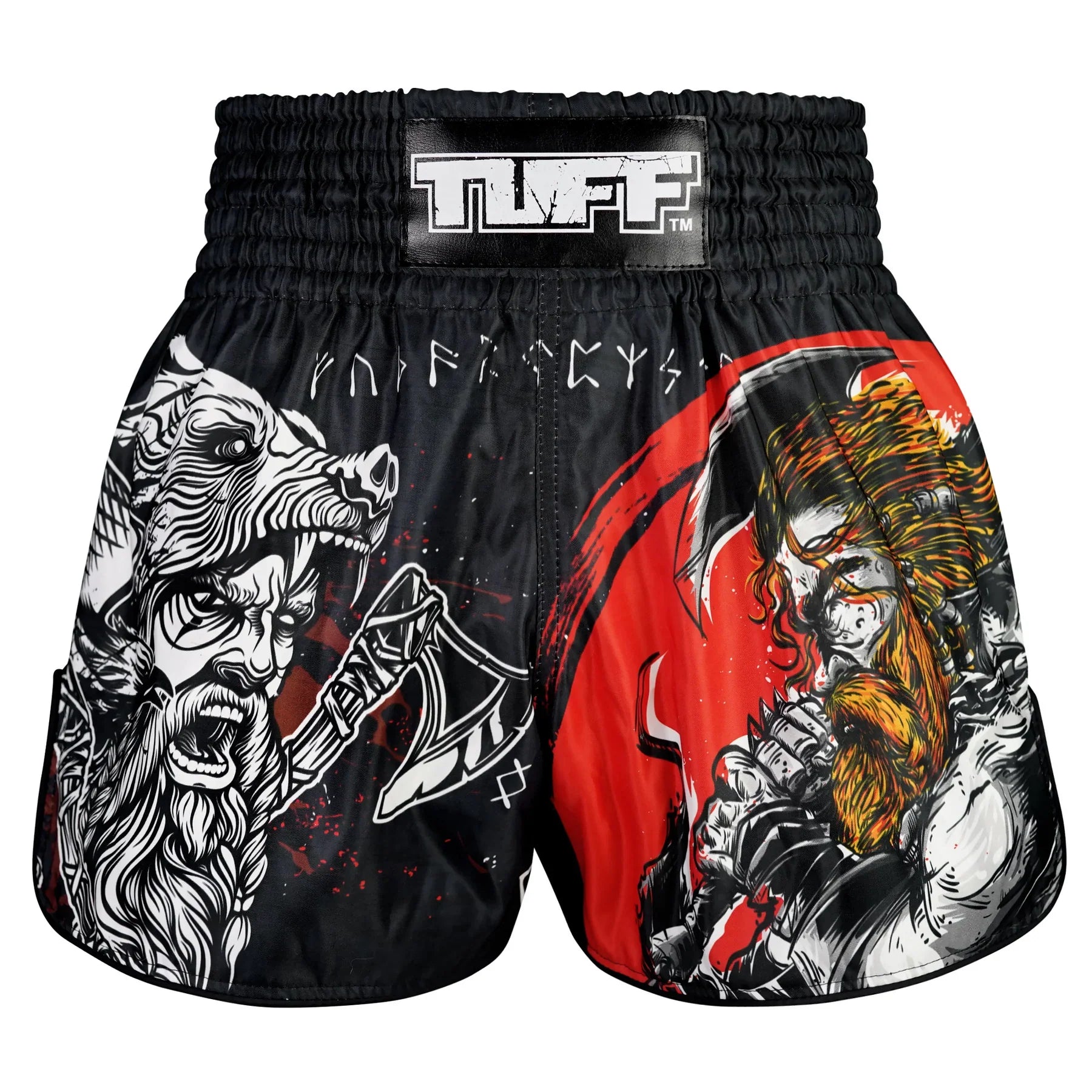 TUFF High-Cut Retro Muay Thai Shorts - The Barbarian (RMS121)