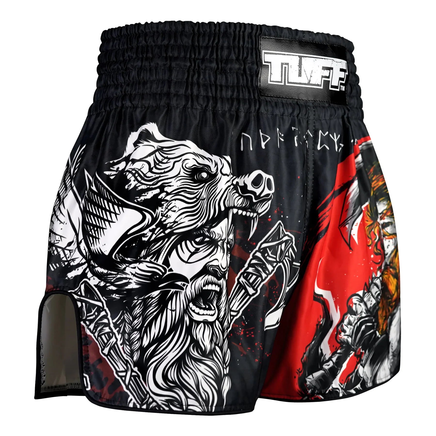 TUFF High-Cut Retro Muay Thai Shorts - The Barbarian (RMS121)