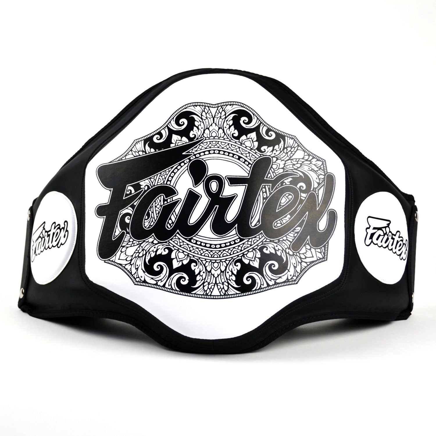 Fairtex Microfibre Belly Pad - Black & White (BPV3)