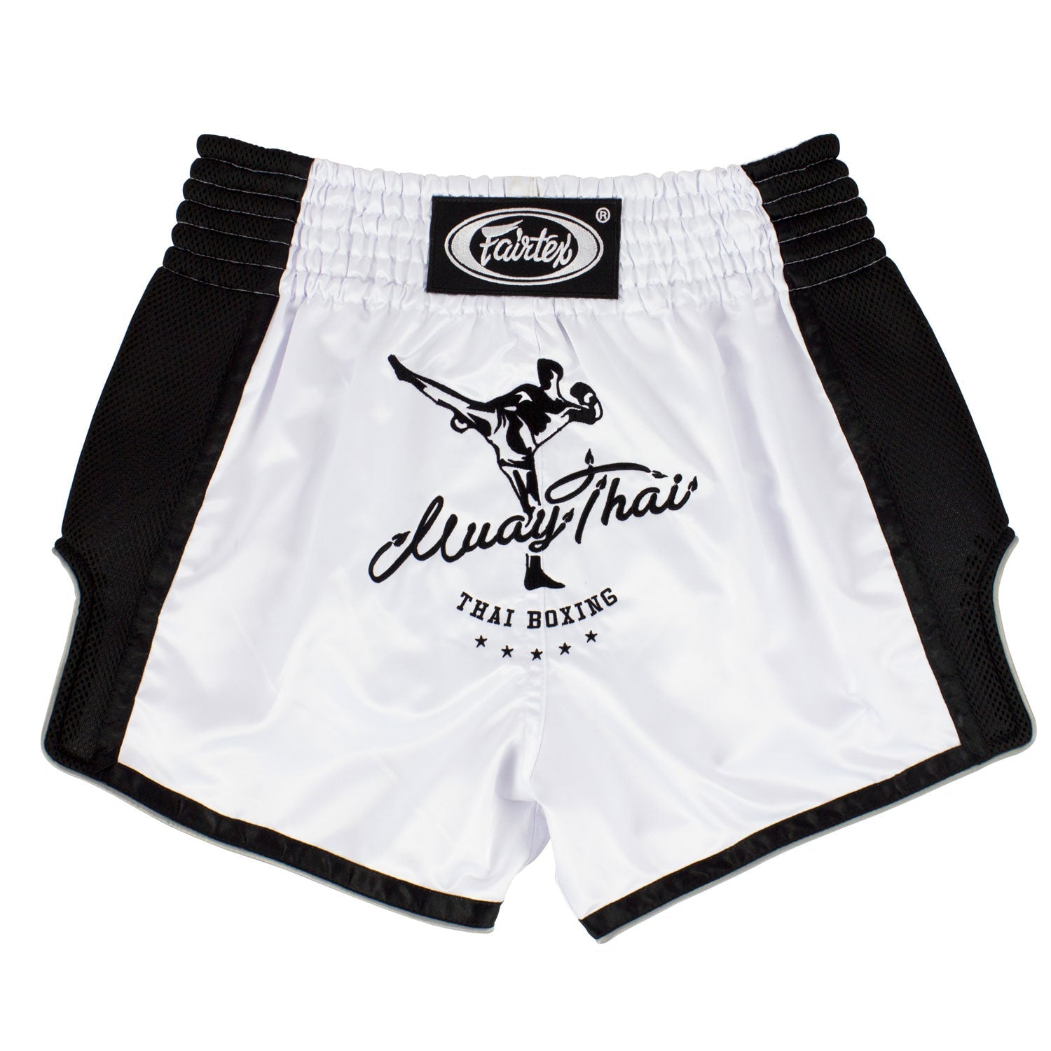 Fairtex BS1707 Slim Fit Muaythai Shorts - White