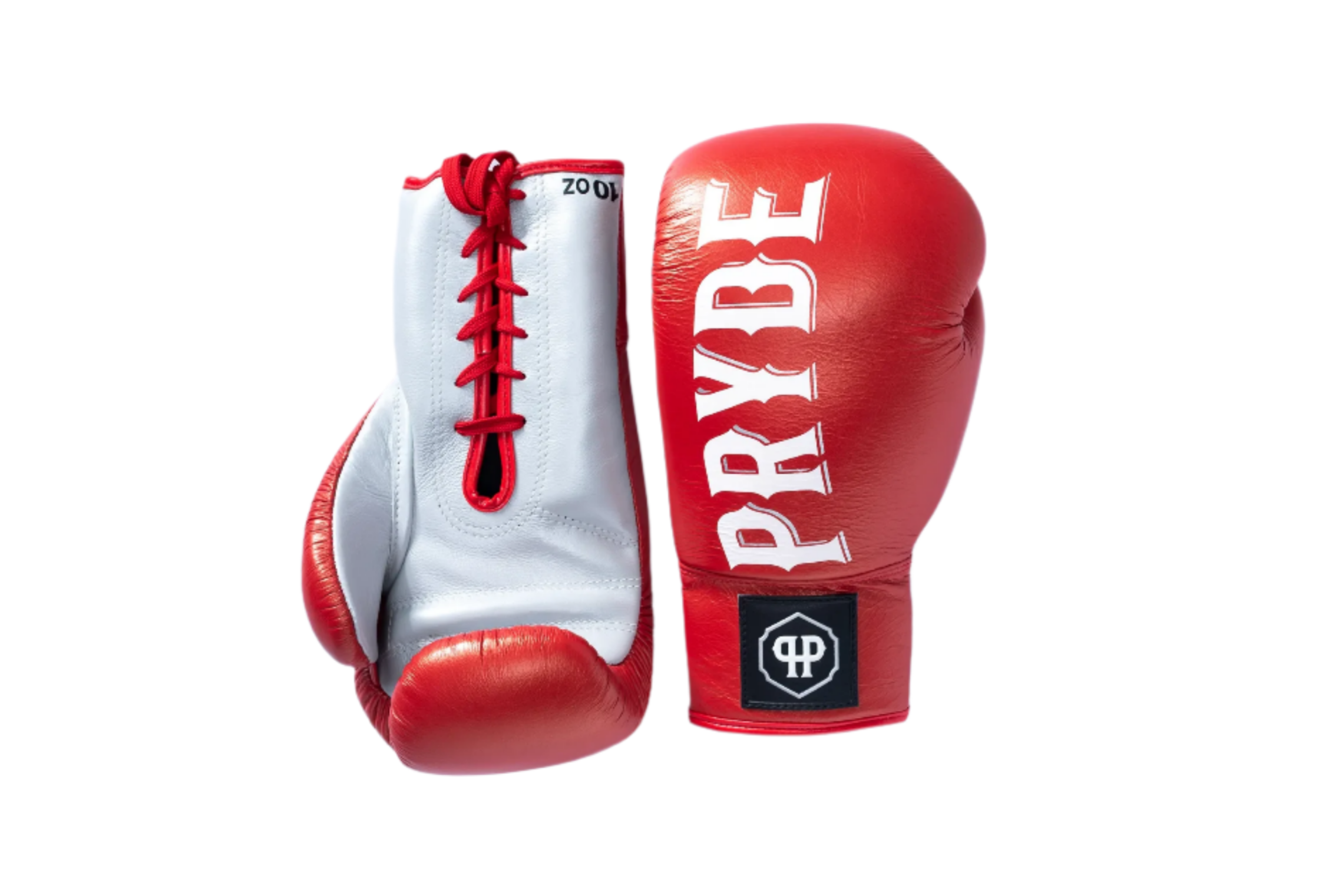 PRYDE Muay Thai Lace Up Gloves - Red
