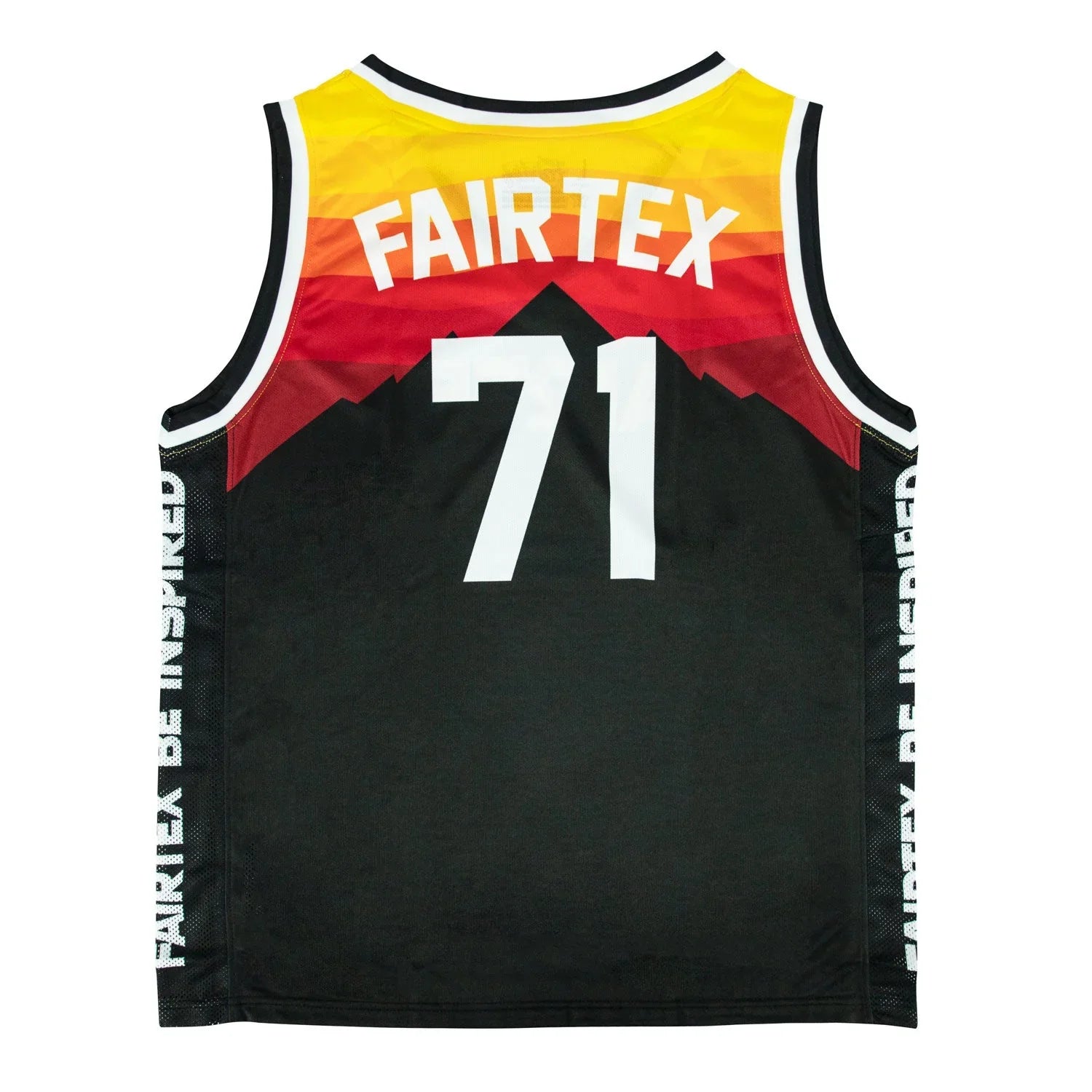 Fairtex Basketball Jersey - Black & Orange (JS26) - Muay Thailand