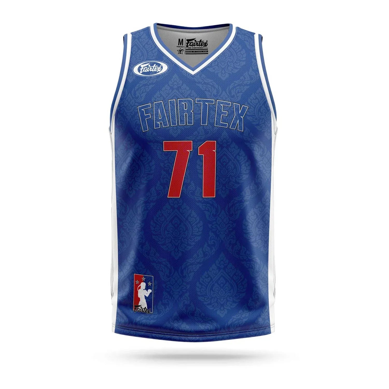 Fairtex Basketball Jersey - Blue (JS19) - Muay Thailand