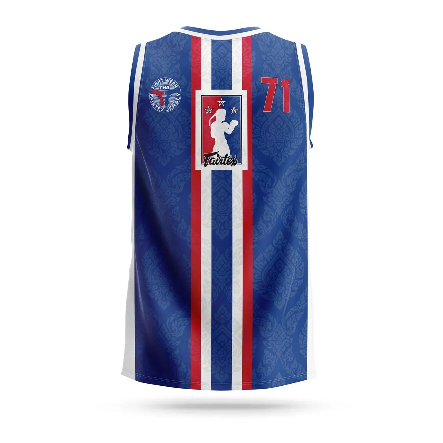 Fairtex Basketball Jersey - Blue (JS19) - Muay Thailand