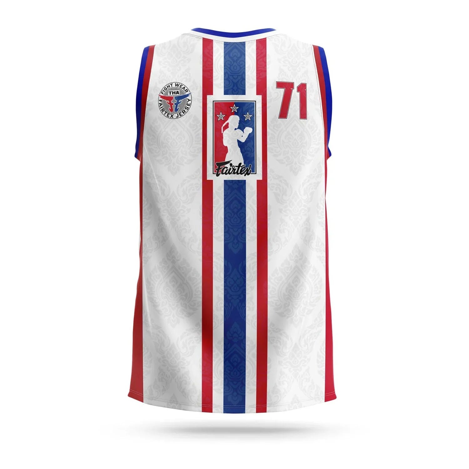 Fairtex Basketball Jersey - White (JS19) - Muay Thailand