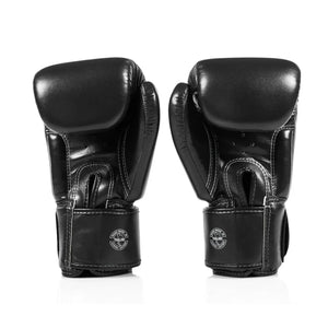 Fairtex BGV1C-PLUS Microfibre Boxing Gloves - Black - Muay Thailand