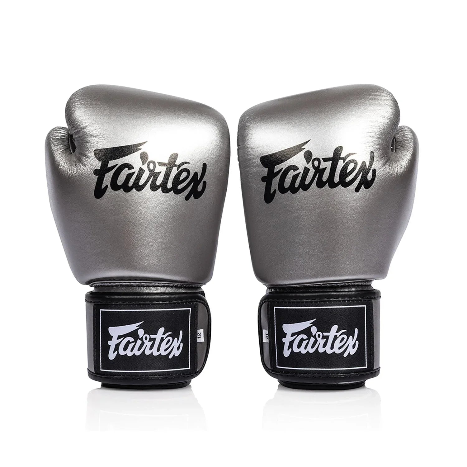 Fairtex BGV1C-PLUS Microfibre Boxing Gloves - Gun Metallic - Muay Thailand