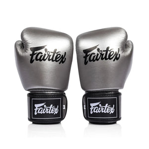 Fairtex BGV1C-PLUS Microfibre Boxing Gloves - Gun Metallic - Muay Thailand