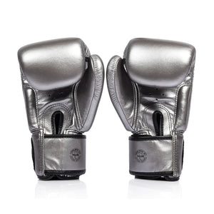 Fairtex BGV1C-PLUS Microfibre Boxing Gloves - Gun Metallic - Muay Thailand