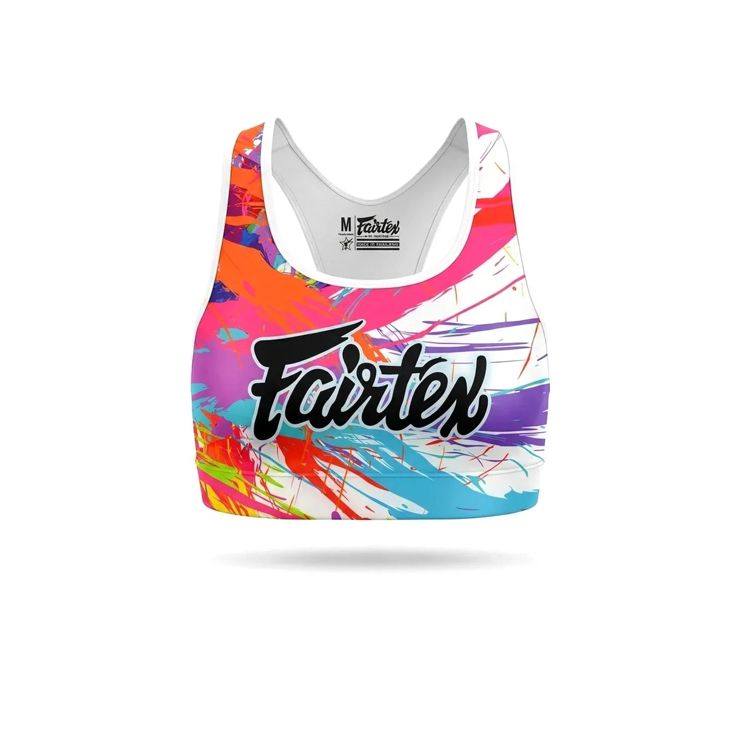 Fairtex BRA03 World Music White Sports Bra - Muay Thailand
