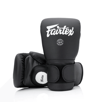 Fairtex Coach Sparring Gloves - Black (BGV13) - Muay Thailand