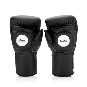 Fairtex Coach Sparring Gloves - Black (BGV13) - Muay Thailand