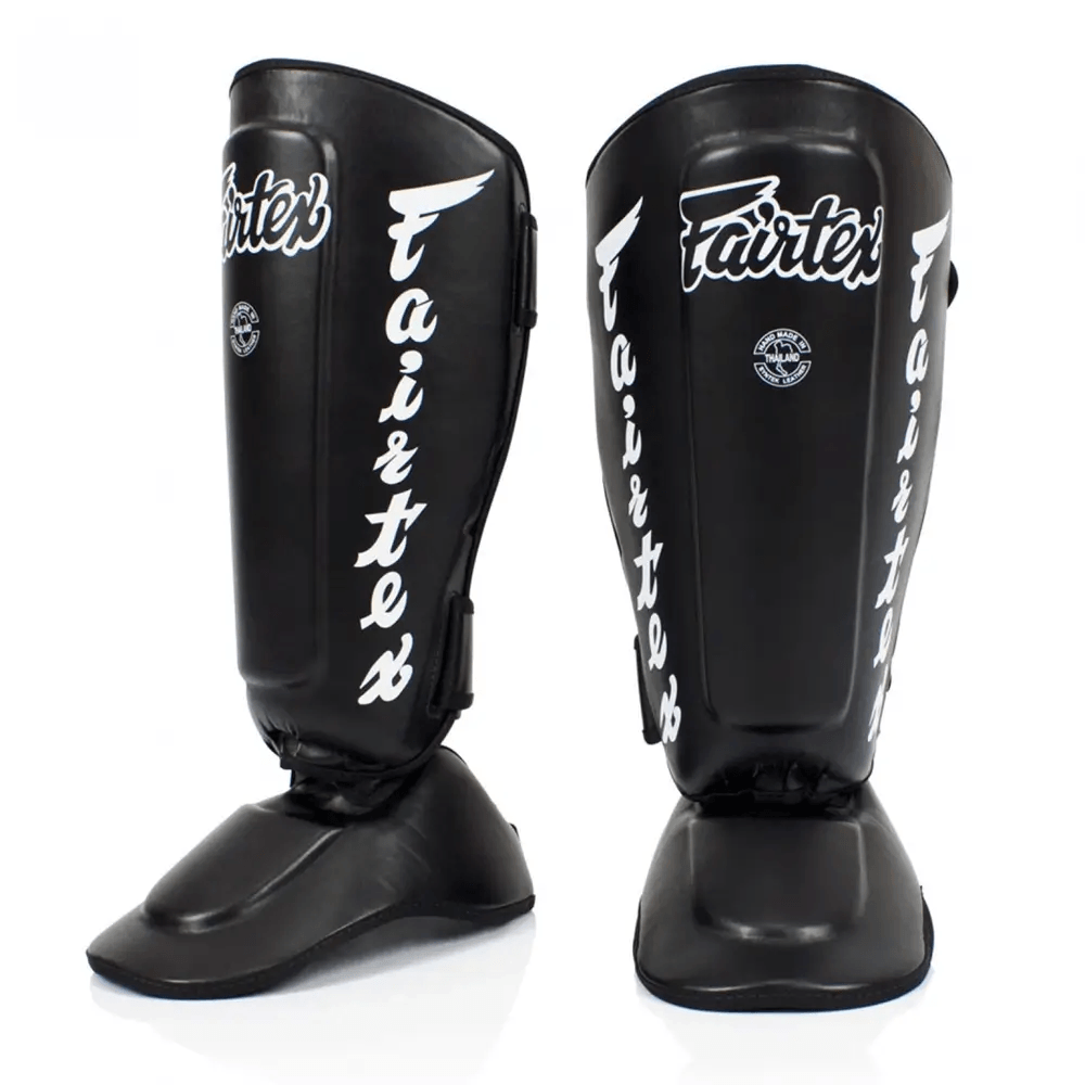 Fairtex Detachable Shin Pads - Black (SP7) - Muay Thailand