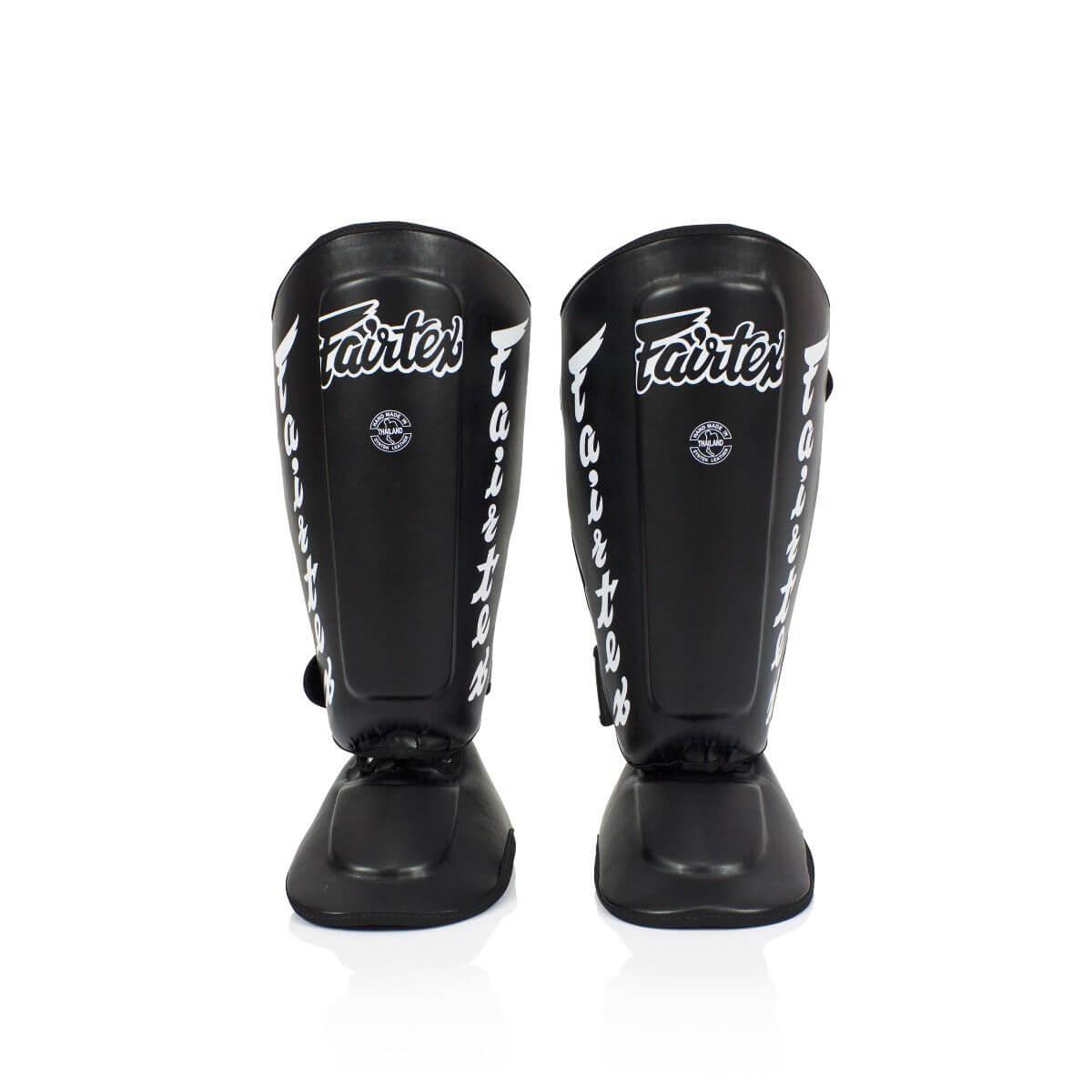 Fairtex Detachable Shin Pads - Black (SP7) - Muay Thailand