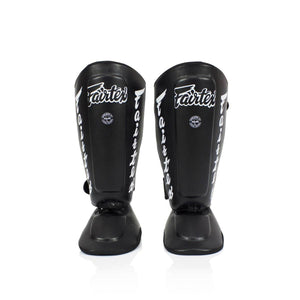 Fairtex Detachable Shin Pads - Black (SP7) - Muay Thailand