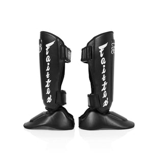 Fairtex Detachable Shin Pads - Black (SP7) - Muay Thailand