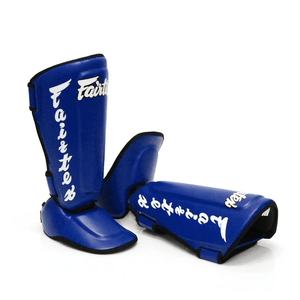 Fairtex Detachable Shin Pads - Blue (SP7) - Muay Thailand