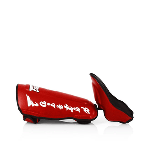 Fairtex Detachable Shin Pads - Red (SP7) - Muay Thailand