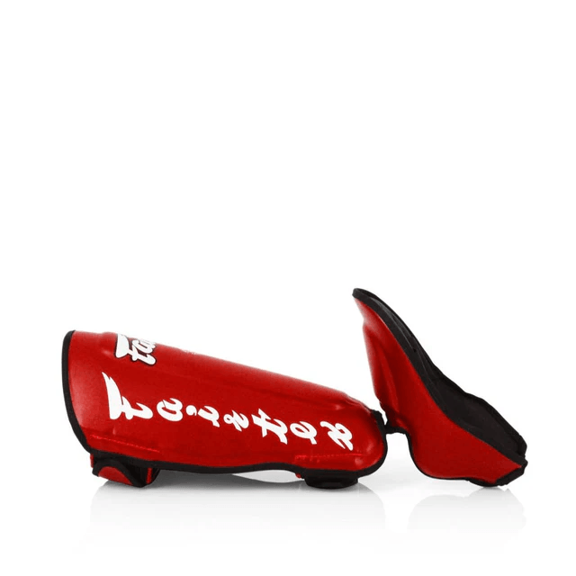 Fairtex Detachable Shin Pads - Red (SP7) - Muay Thailand