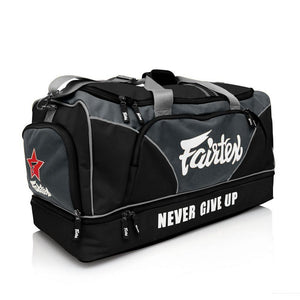 Fairtex Gym Bag - Black & Grey (BAG2) - Muay Thailand