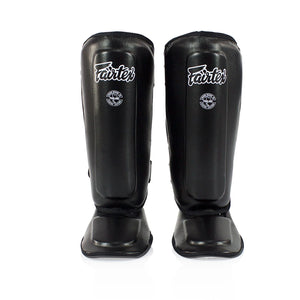 Fairtex Kids Shin Guards - Black (SPK9) - Muay Thailand