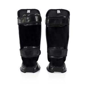 Fairtex Kids Shin Guards - Black (SPK9) - Muay Thailand