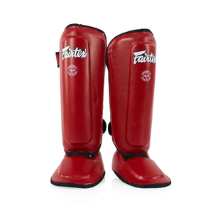 Fairtex Kids Shin Guards - Red (SPK9) - Muay Thailand