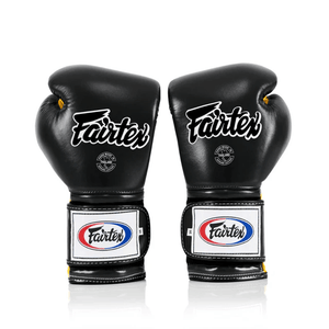 Fairtex Mexican Style Boxing Gloves - Black & Yellow (BGV9) - Muay Thailand