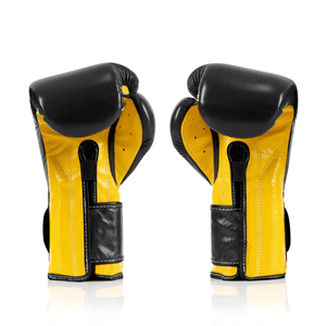 Fairtex Mexican Style Boxing Gloves - Black & Yellow (BGV9) - Muay Thailand