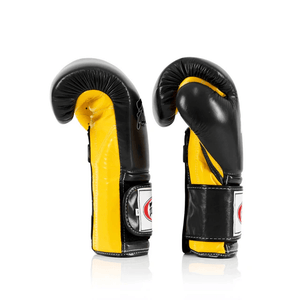 Fairtex Mexican Style Boxing Gloves - Black & Yellow (BGV9) - Muay Thailand