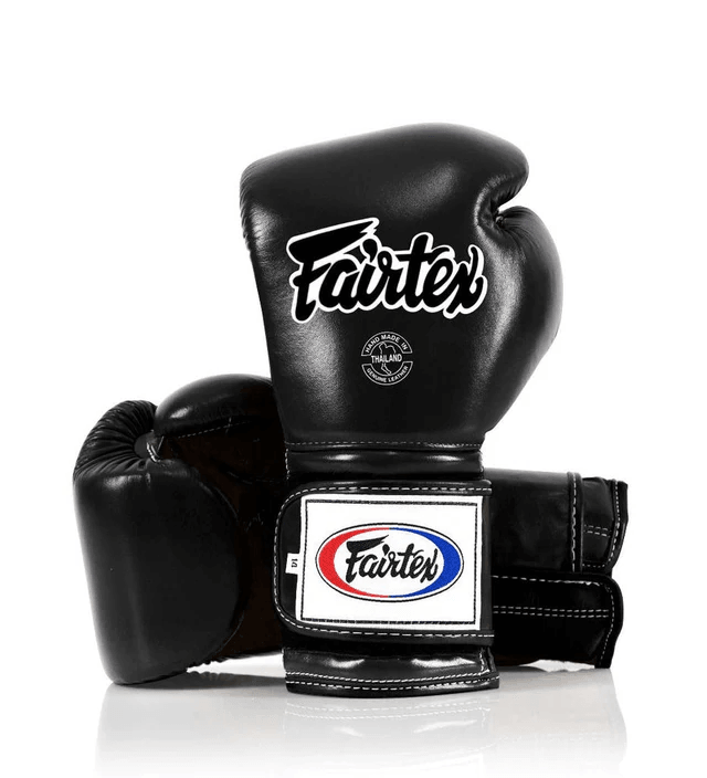 Fairtex Mexican Style Boxing Gloves - Black (BGV9) - Muay Thailand