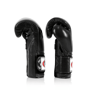 Fairtex Mexican Style Boxing Gloves - Black (BGV9) - Muay Thailand