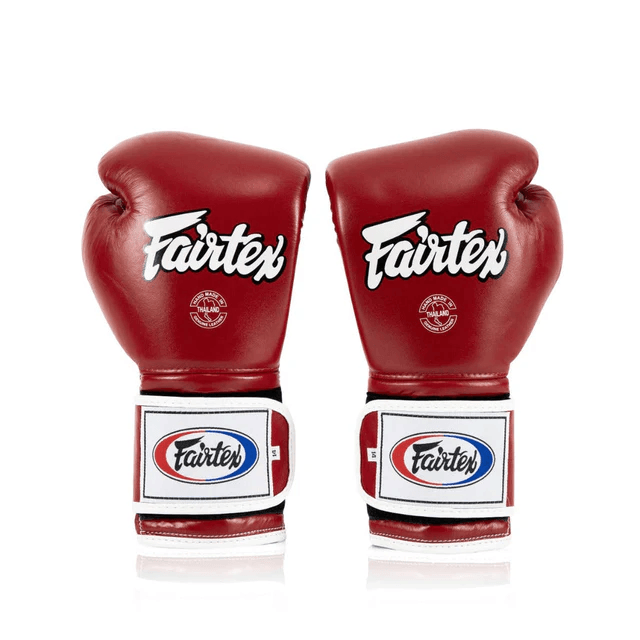 Fairtex Mexican Style Boxing Gloves - Red (BGV9) - Muay Thailand