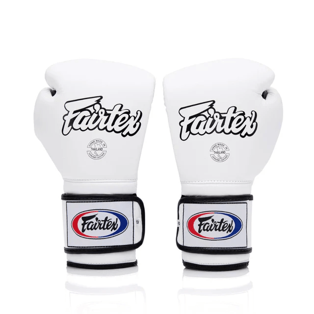 Fairtex Mexican Style Boxing Gloves - White (BGV9) - Muay Thailand