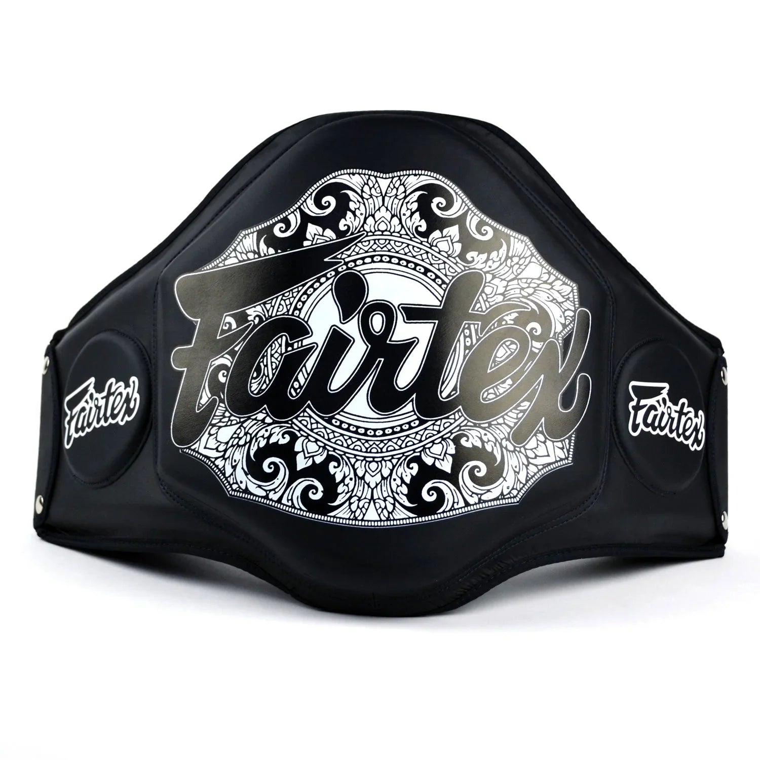 Fairtex Microfibre Belly Pad - Black (BPV3) - Muay Thailand