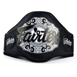 Fairtex Microfibre Belly Pad - Black (BPV3) - Muay Thailand