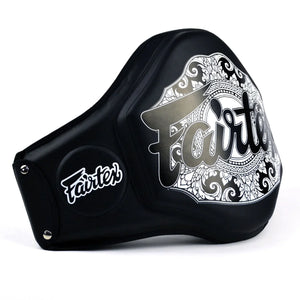 Fairtex Microfibre Belly Pad - Black (BPV3) - Muay Thailand