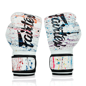 Fairtex Muay Thai Gloves - Painter White (BGV14PT) - Muay Thailand