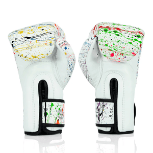 Fairtex Muay Thai Gloves - Painter White (BGV14PT) - Muay Thailand
