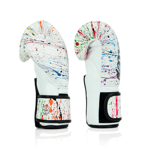 Fairtex Muay Thai Gloves - Painter White (BGV14PT) - Muay Thailand