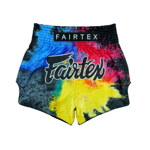 Fairtex Muay Thai Shorts - Acid Jazz Black - Muay Thailand